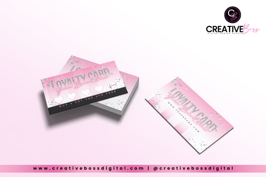 Glam Rewards Cards – Diamonds & Loyalty Shine Bright image 1