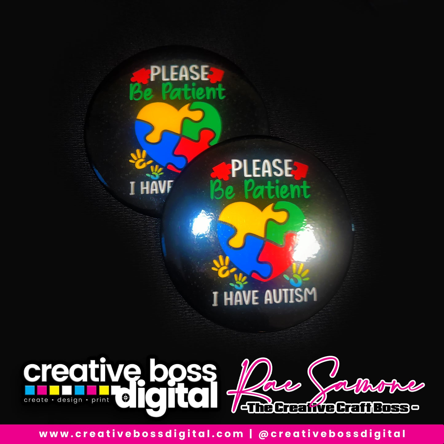 Please Be Patient I Have Autism Button