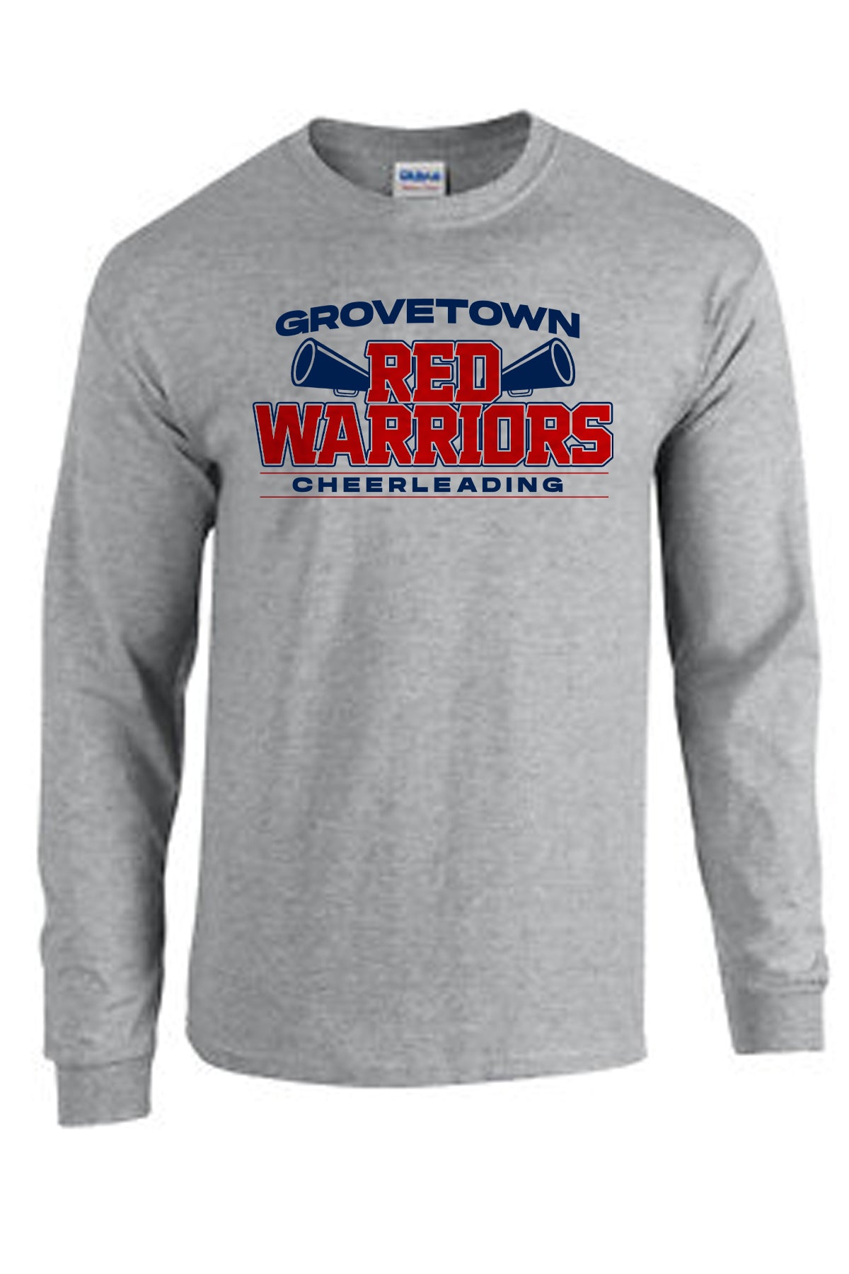 Red Warriors Long Sleeve Tee