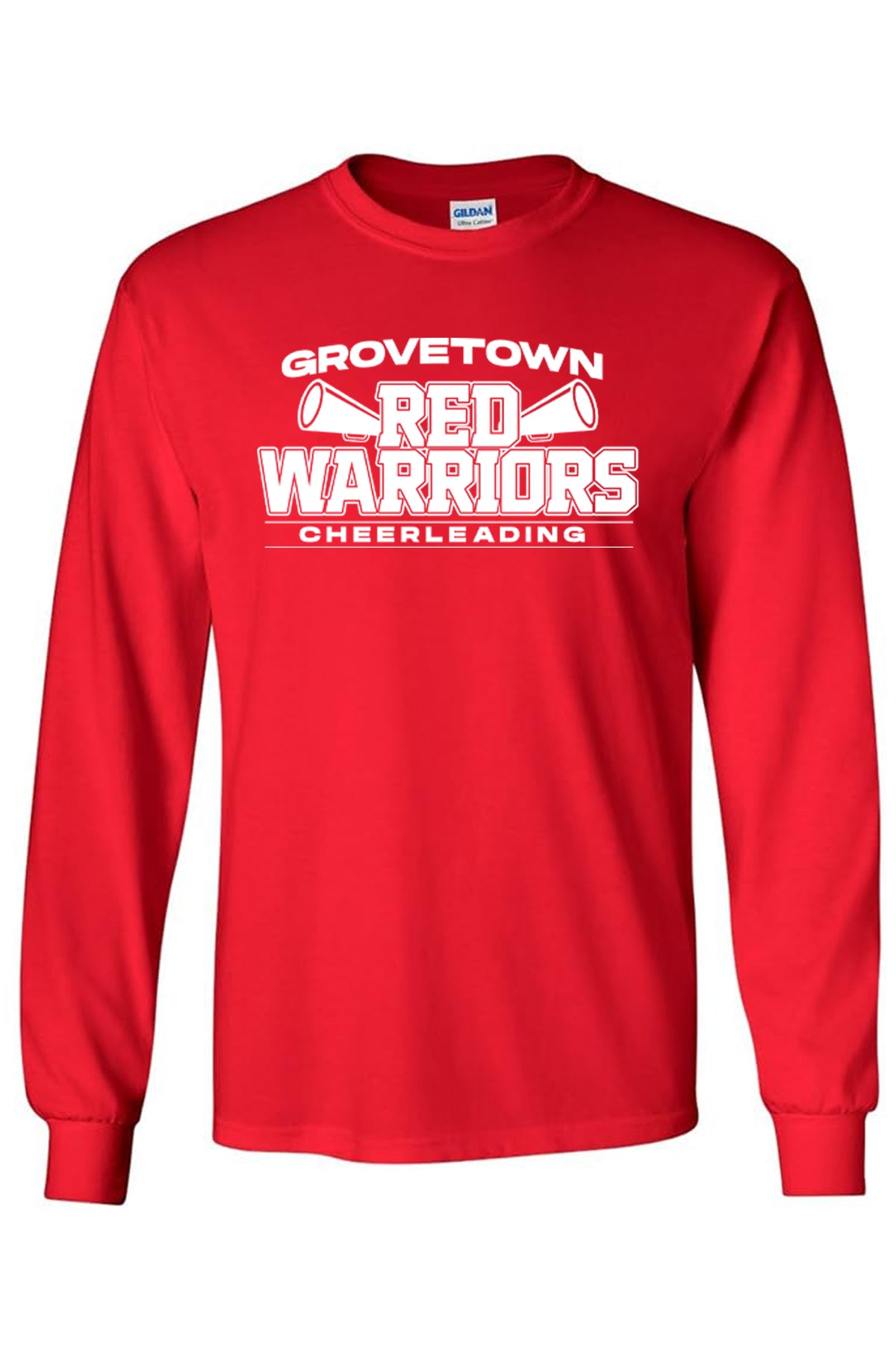 Red Warriors Long Sleeve Tee