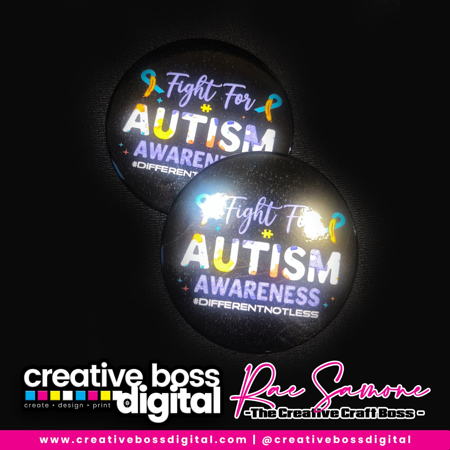 Fight for Autism Button