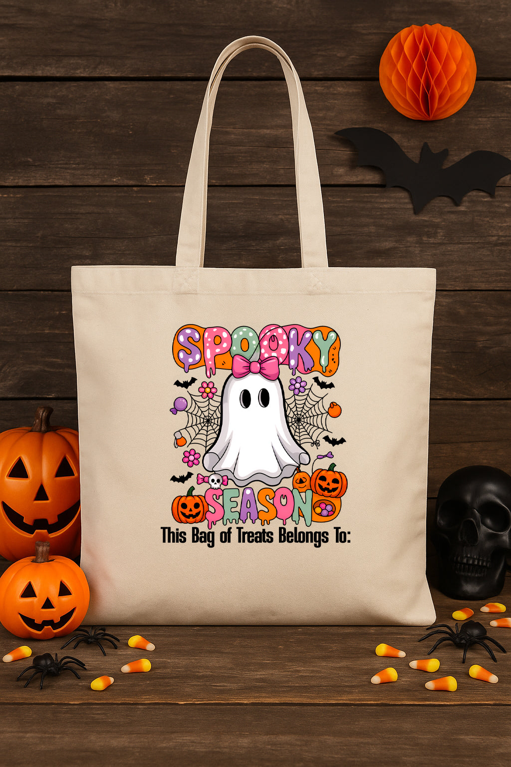 Personalized Halloween Trick or Treat Bags β 6 Cute Spooky Designs