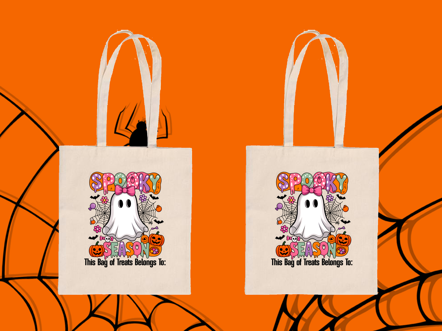Personalized Halloween Trick or Treat Bags β 6 Cute Spooky Designs