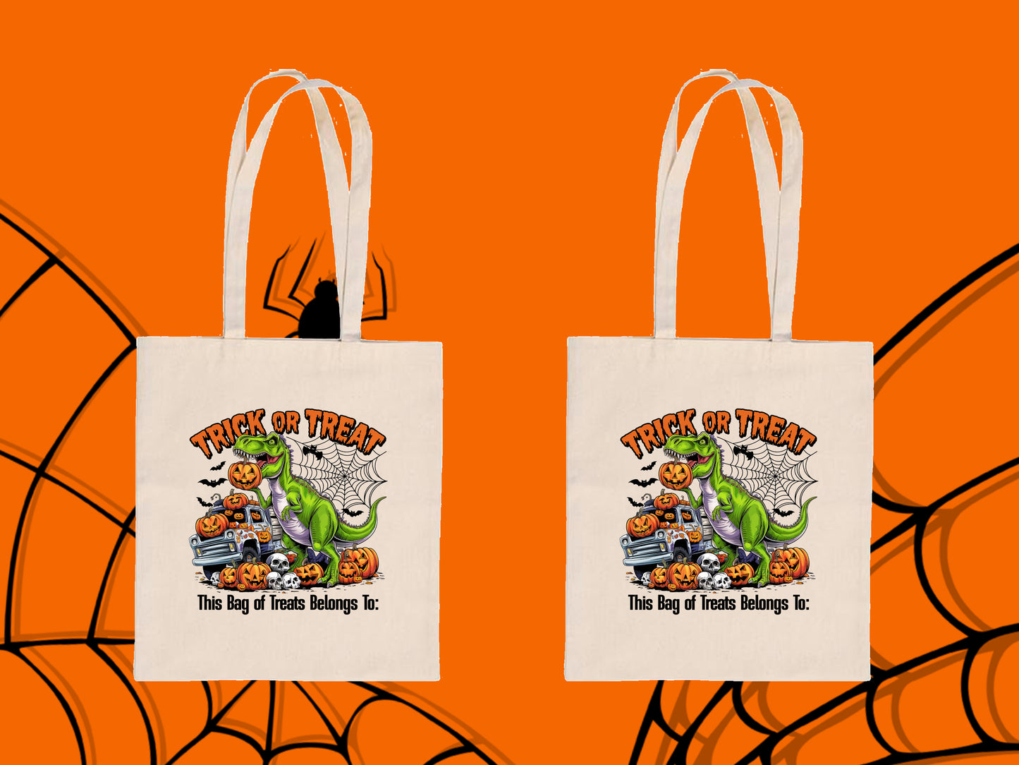 Personalized Halloween Trick or Treat Bags β 6 Cute Spooky Designs