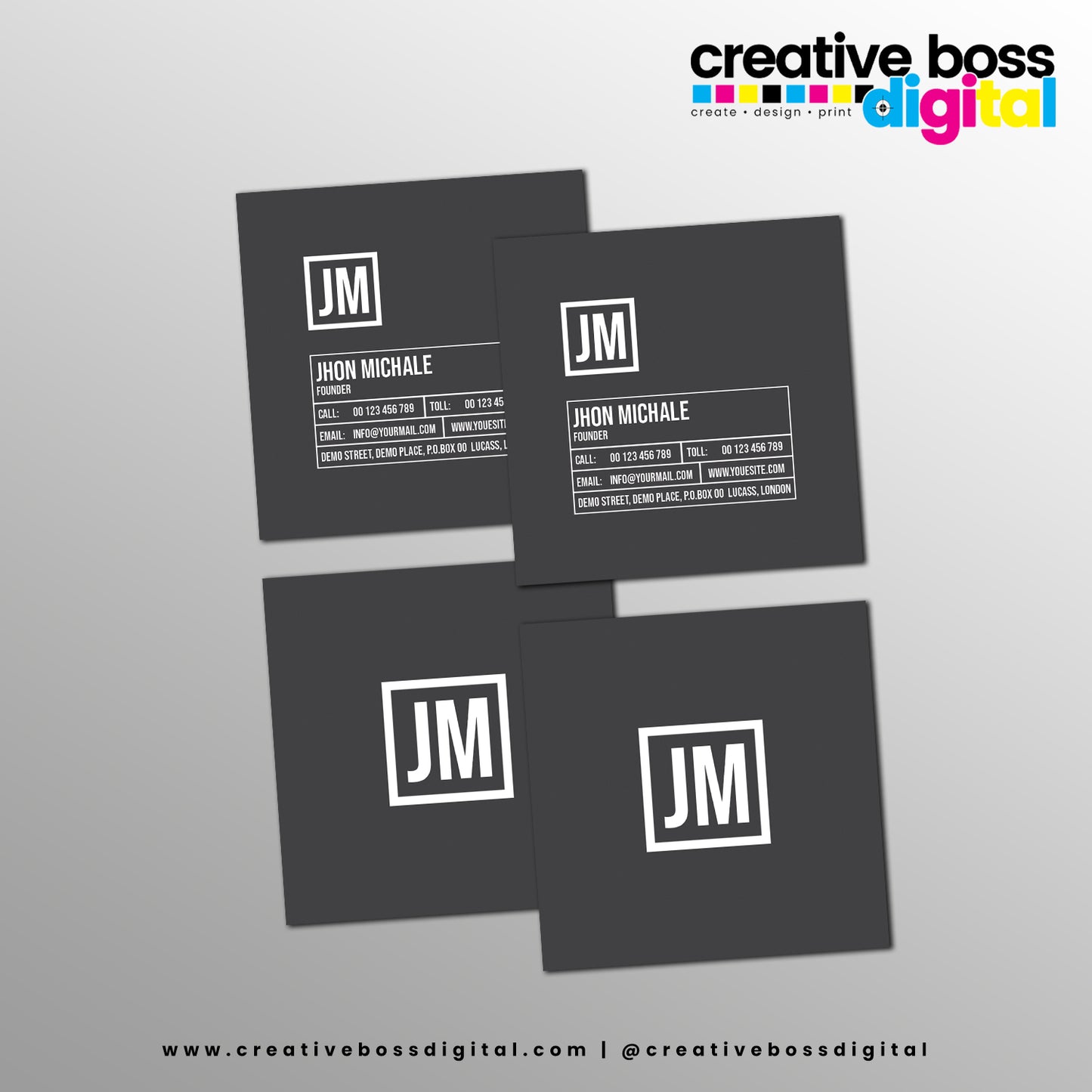 Standard Square Business Cards image 0