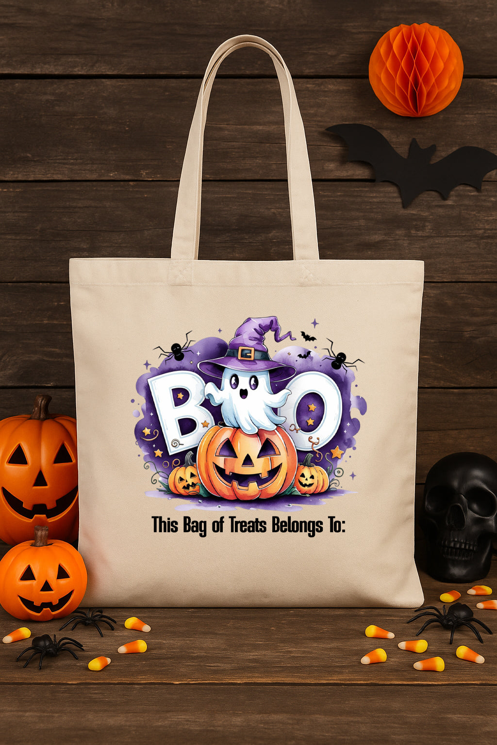 Personalized Halloween Trick or Treat Bags β 6 Cute Spooky Designs