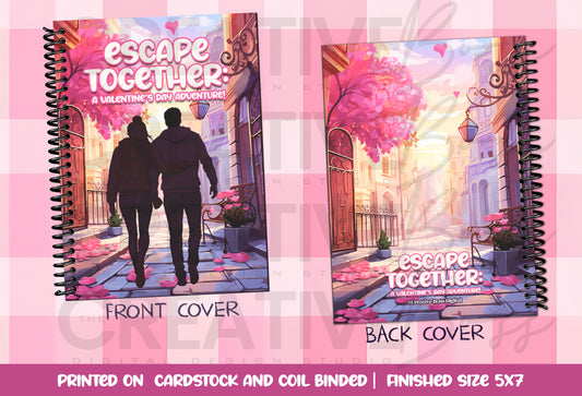 Valentine's Day Gift Card Book – Romantic Getaway Keepsake for Couples image 0