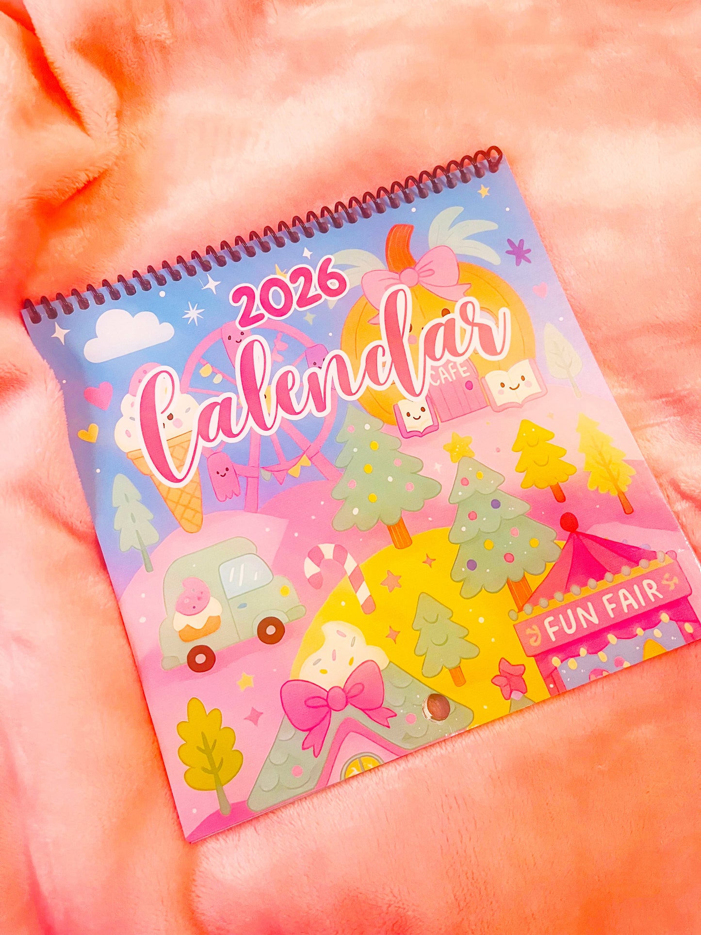 2026 Dreamberry Village™ Wall Calendar – Cute Kawaii Seasonal Art | Kawaii Calendar | Harbor & Grace Co.
