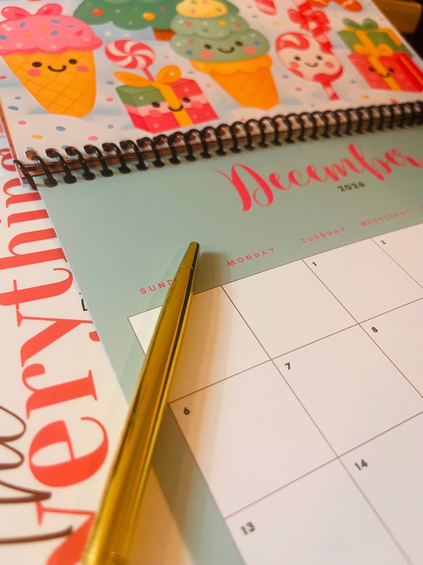 2026 Dreamberry Village™ Wall Calendar – Cute Kawaii Seasonal Art | Kawaii Calendar | Harbor & Grace Co.