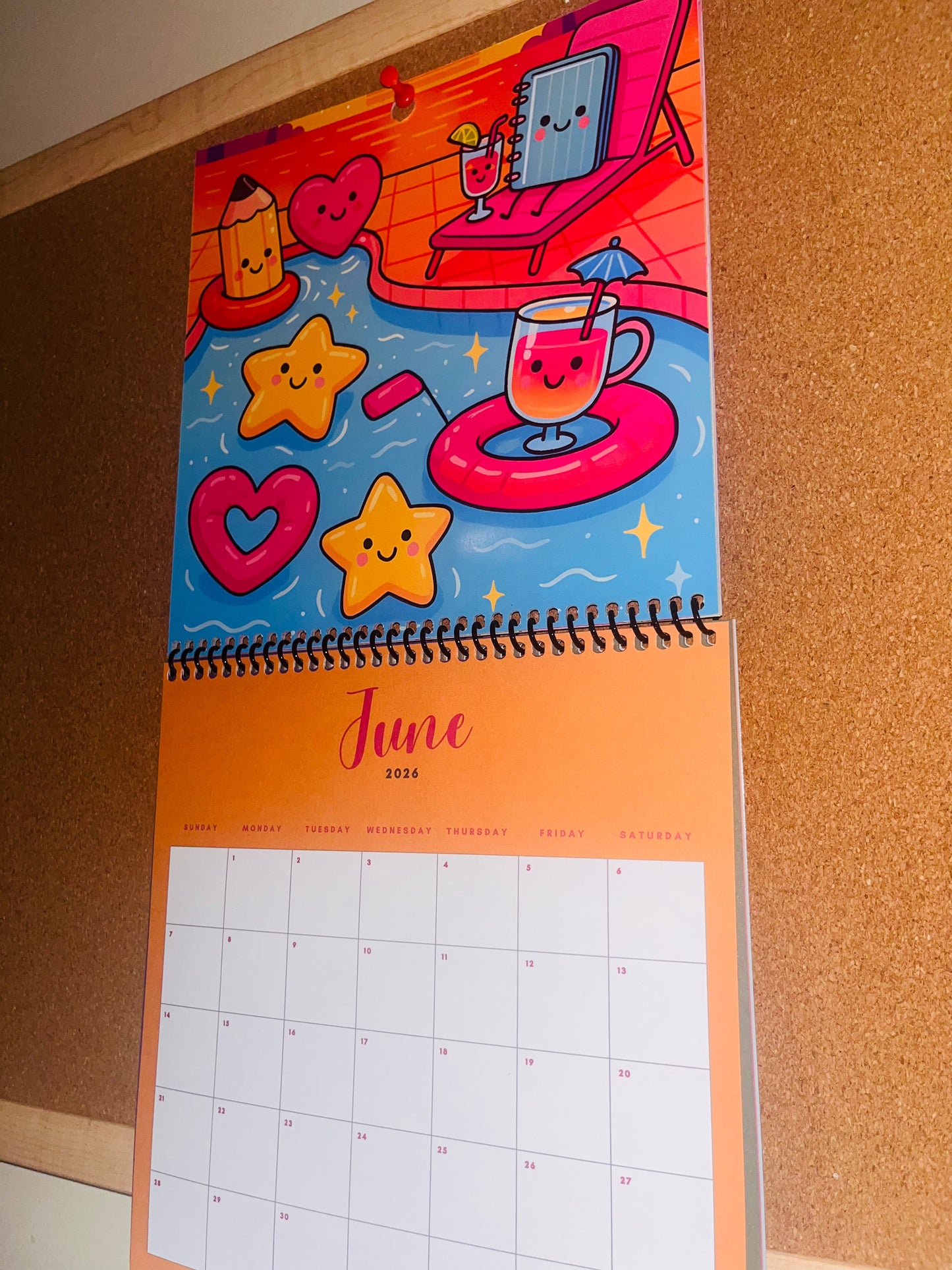 2026 Dreamberry Village™ Wall Calendar – Cute Kawaii Seasonal Art | Kawaii Calendar | Harbor & Grace Co.