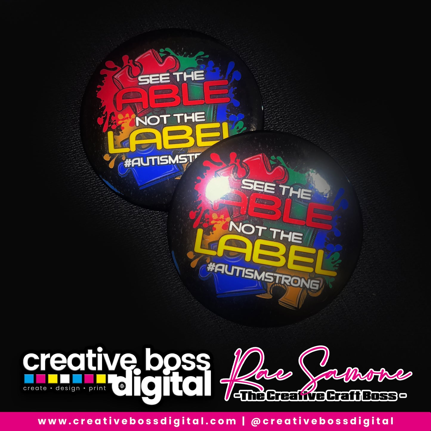 See the Able Not the Label Button - Autism Awareness Pin