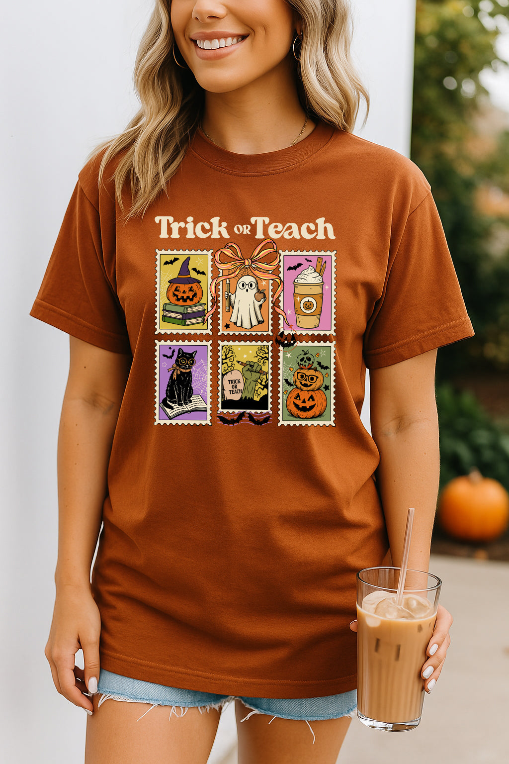 Trick or Teach Shirt |  Retro Halloween Teacher Shirt