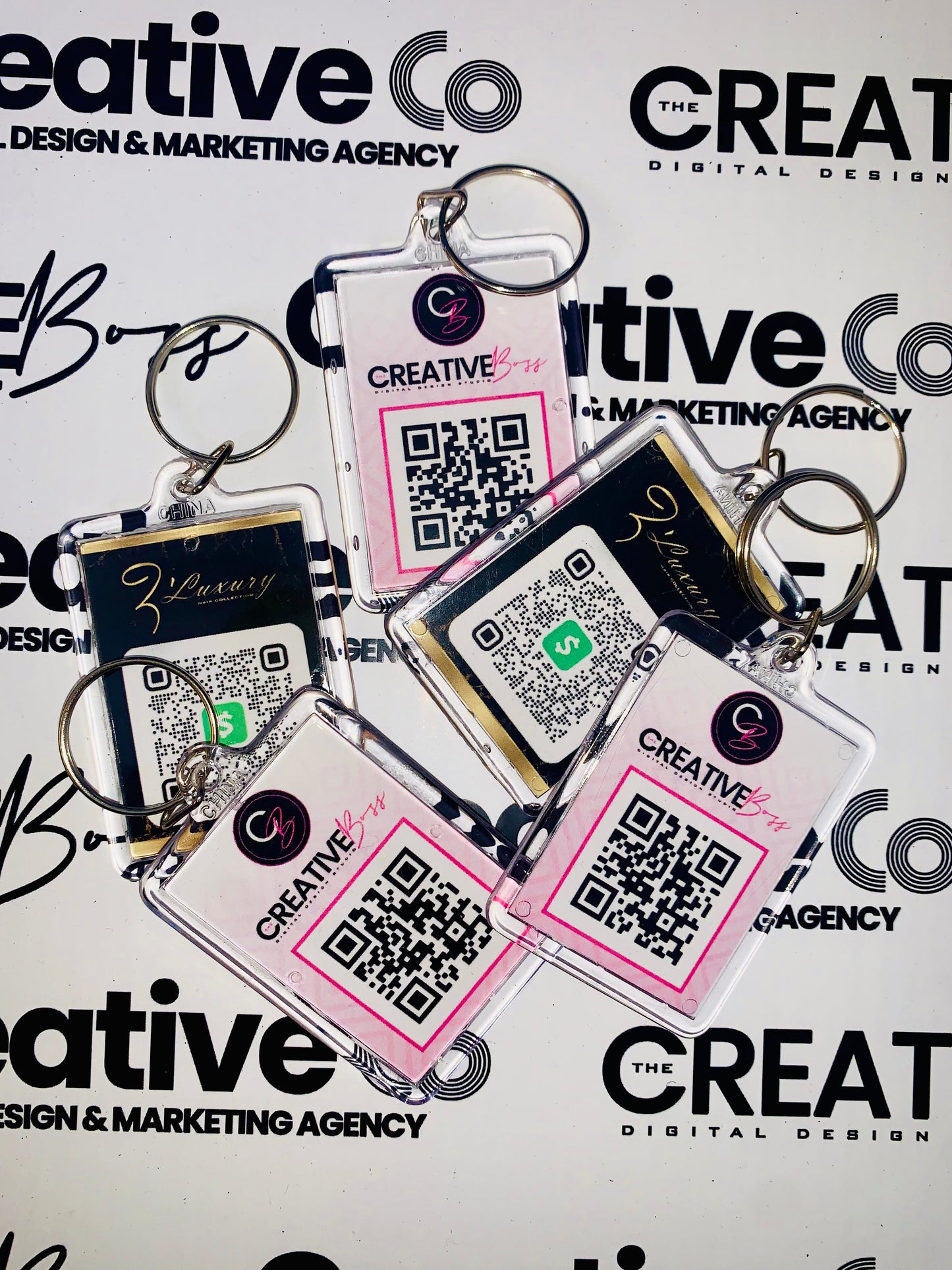 Custom QR Code Keychains image 0