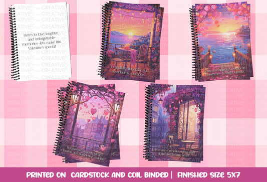 Valentine's Day Gift Card Book – Romantic Getaway Keepsake for Couples image 1