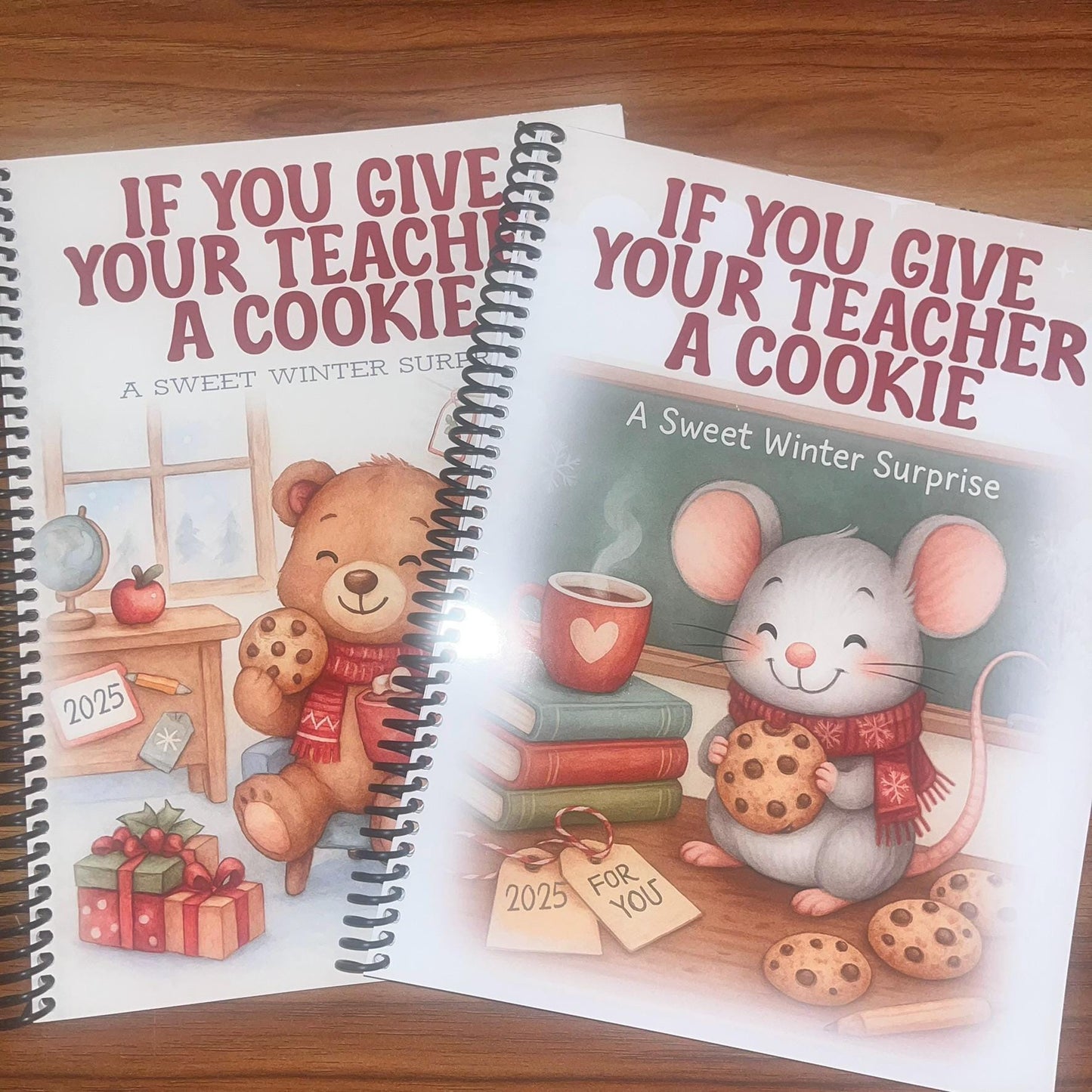 “Give Your Teacher a Cookie” Holiday Gift Book – Personalized Teacher Christmas Gift