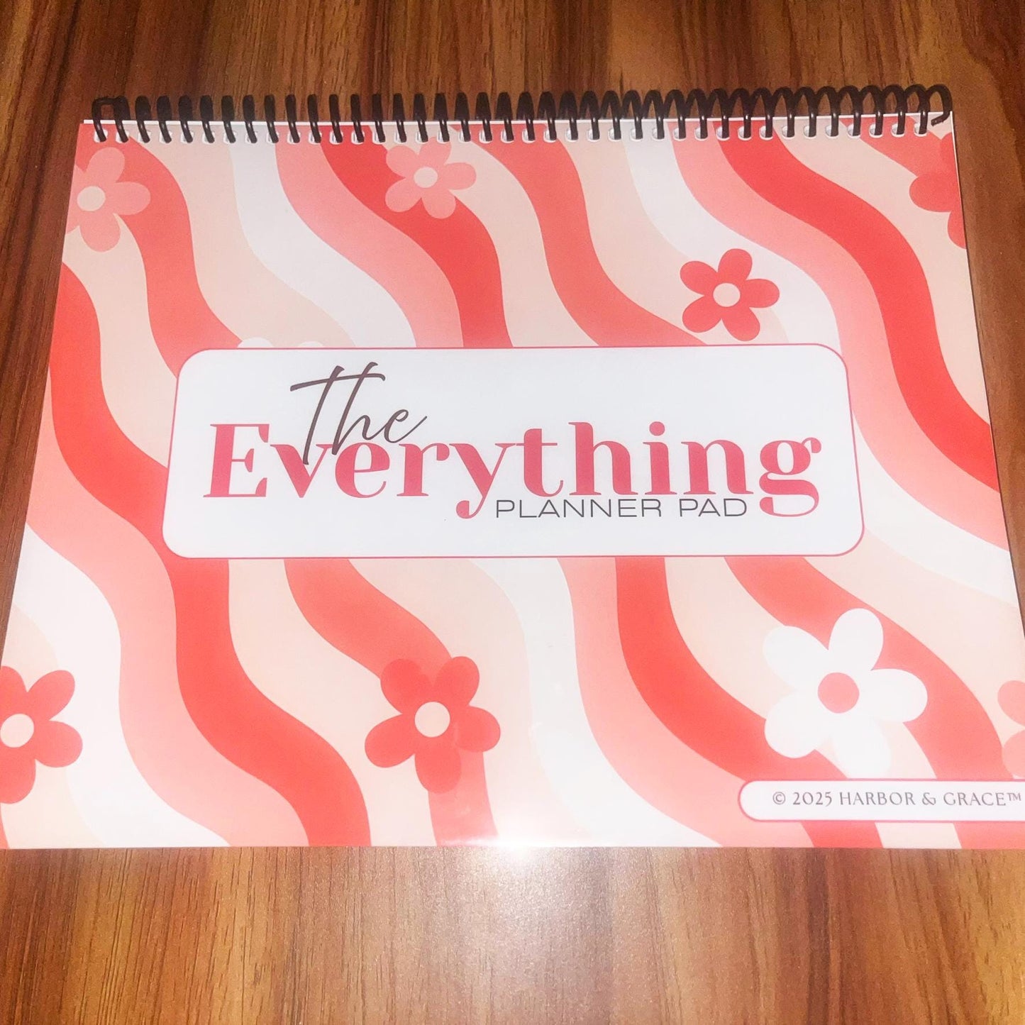 The Everything Planner Pad – 10x8 Spiral-Bound Planner | 50-Page Productivity Tracker | Harbor & Grace Co.